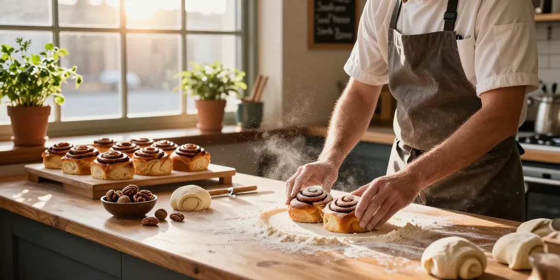 Delicious cinnamon buns at a bakery near me Calgary showcasing unique flavors and inviting atmosphere.