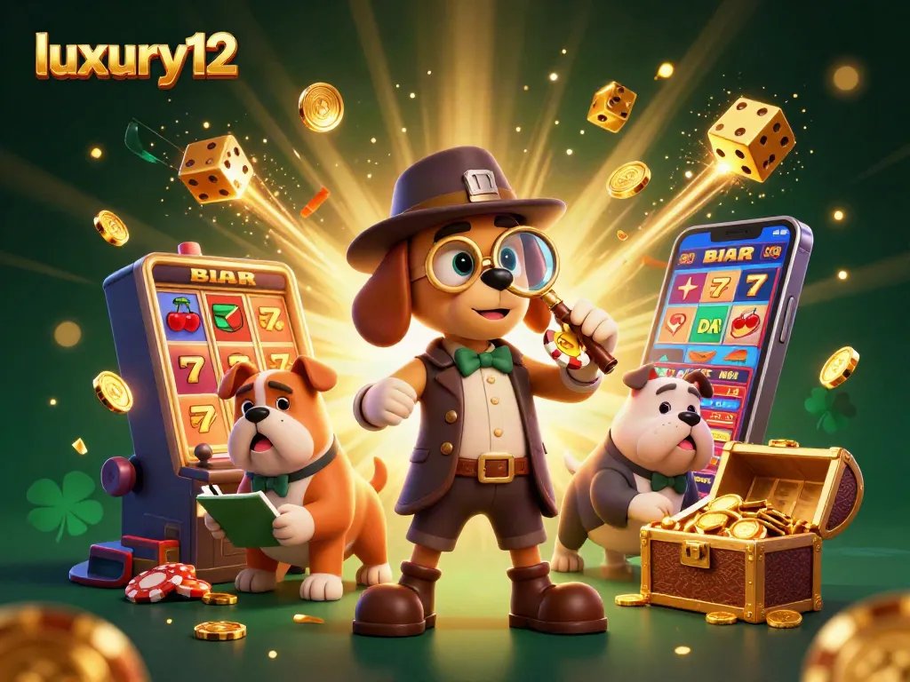 Experience the thrilling world of luxury12 with vibrant slot machine excitement and mysterious detective adventures!