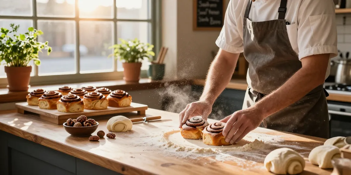 Delicious cinnamon buns at a bakery near me Calgary showcasing unique flavors and inviting atmosphere.